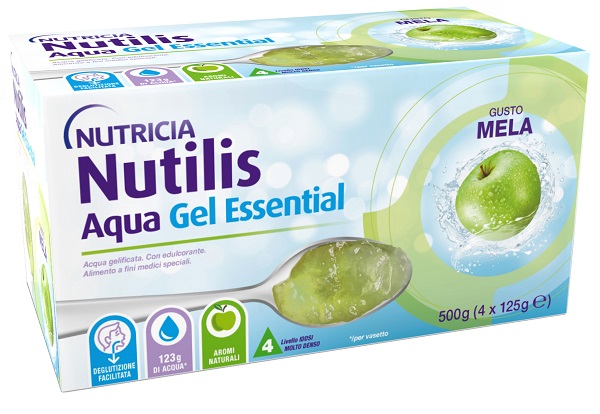 NUTILIS AQUA GEL MELA 4 PEZZI DA 125 G - farmacialombardia.it