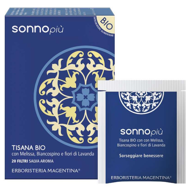 TISANA SONNO PIU' BIO 20 FILTRI - farmacialombardia.it