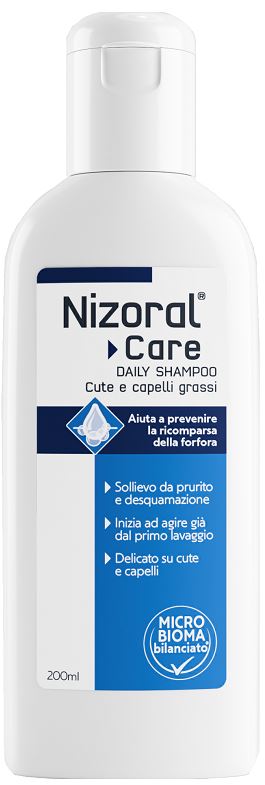 NIZORAL CARE DAILY SHAMPOO CUTE & CAPELLI GRASSI 200 ML - farmacialombardia.it