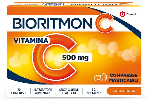 BIORITMON C 500MG VITAMINA C 20 COMPRESSE MASTICABILI - farmacialombardia.it